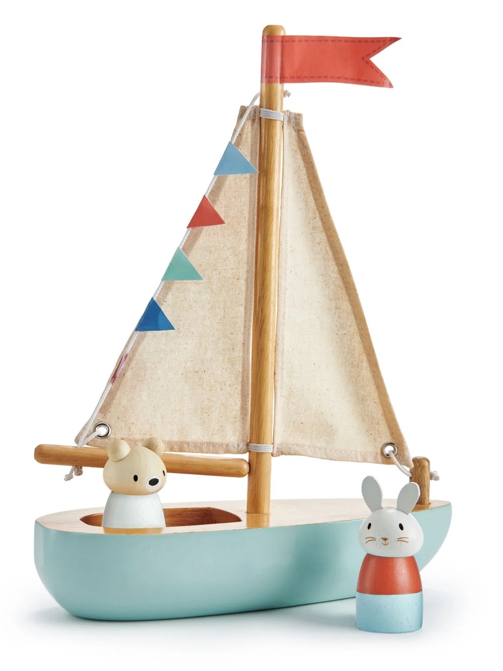 Tender Leaf Wooden Sailboat Toy